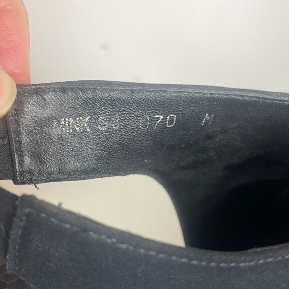 Donald J. Pliner Slingback Fabric and Leather Heeled Sandals 7 Black - Picture 15 of 15